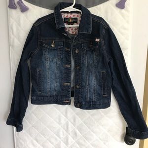 Lucky Brand kids girls jean jacket size M (8/10)